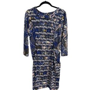✨ Size L- Stunning BCBG MaxAzria Midi Printed Dress!** ✨Used but almost new